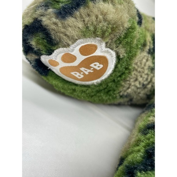 Build A Bear Black Green Brown Digital Camo Camoflauge Plush Teddy Bear 18" - Picture 6 of 6